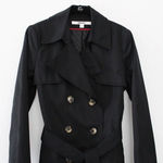 DKNY Abby Double Breasted Trench Coat Photo 4