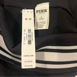 PINK - Victoria's Secret 🌺NWT VICTORIA SECRET PINK BLACK AND WHITE BIKER SHORTS SIZE MEDIUM🌺 Photo 4