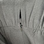 ZARA  Size XL Dress Plunging V-Neck Ruch Draped Waist Midi Black Limited Edition Photo 11