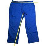 Grey's Anatomy Grey’s Anatomy Mia Scrub Pants 4XL Royal Blue Womens 4277 6 Pockets Mid-Rise New Photo 3