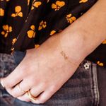 New Maya Brenner Love Bracelet Gold Photo 4