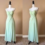 Azazie  | Sage Green Cocktail Gown Sz XS Photo 3