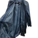 Denim & Co Jean Jacket Size Large Barncoat Chore Women’s Blue Mid Length Photo 4