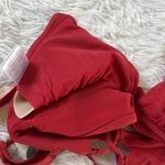 Body Glove Bikini top SENSES OLIVIA TRIANGLE front/back tie CHERRY Size D Cup Photo 14