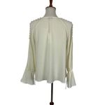Black Swan  Ivory Blouse‎ Medium Long Sleeve NWT Romantic Cottagecore Photo 3