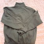 UNC Charlotte Quarter Zip Sweatshirt Green Size M Photo 3