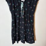 Free People NWT  Everyones Favorite Mini Dress in Black Combo Size Large Photo 3