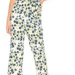 Privacy Please White Floral Cropped Jumpsuit Size XXS Photo 0