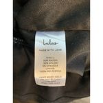 LULUs Black Mini Strappy Classic Ruffle Dress Size Large Stretch LBD Semi Formal Photo 4