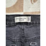 Abercrombie & Fitch The 90's Straight Ultra High Rise Black Jeans Size 35 Photo 9