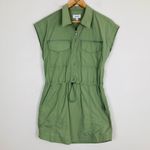 Pistola  Mariah green “eucalyptus” shirt sleeve drawstring waist utility dress. S Photo 3