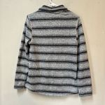 Faded Glory  Womans Gray Striped Lightweight Full Zipper Fall Jacket Size Large Photo 1