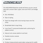 Skechers Beverlee Wedge Luxe Foam Sandals Woman’s Size 10 Multicolor Open Toe Photo 10