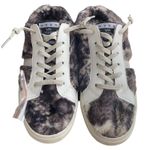 vintage savannah Faux Fur & Leather Mule Sneakers Sz 8 Photo 3