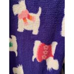 Capelli Women's Dog Print Fleece Pajama Lounge Pants Size Large Blue Photo 3