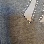 PINK - Victoria's Secret Pink New York Yankees Full Zip Gray Hoodie with Writing on Back‎ Size Small Photo 2