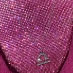 Boutique NEW Bling Libra Sterling Silver 925 Necklace Zodiac Sign Horoscope Astrology Goth Egirl Photo 15