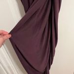 Young Fabulous and Broke GENESIS Long Sleeve Side Slit Maxi DRESS in Jam Purple S Photo 8