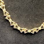 Nina Ricci gold and crystal bow chain necklace Photo 1