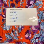 Free People Orange Keepin On Floral Stretch Jersey Slouchy Top SP Photo 12