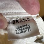 J Brand Cropped Distressed Jeans in Classic White “Demented” Size 29 Photo 8