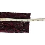 Vila Clothes Women's Wine Laced Long Sleeve Top Size M Photo 4