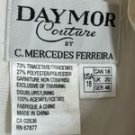 Vintage Daymor Couture Cream Beaded Formal Gown with Attached Jacket size 18 Photo 7