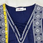 Vineyard Vines NWOT  Lace Up Tunic Dress - Navy/White - 0 Photo 5