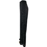 Daisy Street NEW Black Velvet Tiger Animal Print Straight Wide Trousers Pants 1X Photo 1