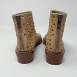 Loeffler Randall Ione Beach Tan Leather Perforated Peep Toe Ankle Bootie Shoe 6 Photo 9