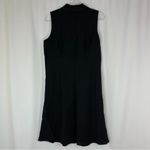 Sarah Spencer | Linen Lightweight Black Sleeveless Dress Button Classic 14 Photo 6