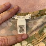 Full Tilt Y2K green and yellow sheer daisy short sleeve cropped top size L Photo 4