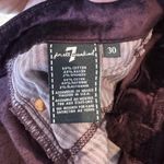 7 For All Mankind  Velvet‎ Pants Burgundy High Rise Cropped Size 30 Photo 8