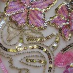 Mac Duggal  5671 Beige V Neck Floral Embellished Spaghetti Strap Gown Dress Photo 9