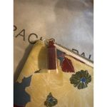 Rachel Pally Foldover Clutch Floral Pattern Leather & Fabric Zipper Closure Wome Photo 5