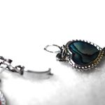 Source Unknown NWOT Stunning Multi Color Abalone/Shell Hearts Silver Tone Link 6.5" Bracelet Photo 4