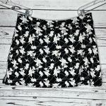 Tranquility By Colorado  XXL Black & White Floral Print Skort - Skirt w/ Shorts Photo 0