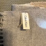 Calvin Klein  Beige and Gray Scarf Photo 1