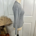 Sam Edelman  Women's Gray Ribbed Knit Pullover Sweater Size M Very Soft Photo 5