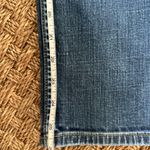 Simply Vera, Vera Wang Women's Simply Vera Wang Cuffed Straight Cropped Stretch Blue Jeans Size 4 Photo 9