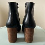 Lucky Brand  Women’s‎ Black Sheirin Block Heel Ankle Boots Booties Size 9 Photo 3