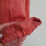 Sundry  Coral Cotton Button-Up NWT Photo 2