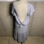 Lush Clothing NWOT Lush‎ Womens Purple Smocked Peasant Tiered Maxi Dress Size Medium Photo 2