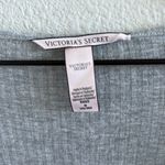 Victoria's Secret 's Lounge Romper Pajama Romper Playsuit Gray Long Sleeve Medium Photo 2