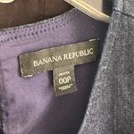 Banana Republic  Dark Denim Paneled Fit And Flare Dress Sz 00P Photo 6