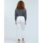 Madewell Petite Mid Rise Kick Out Crop Jean 25P Pure White NJ430 NWT Photo 6