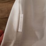 Moncler NWT  White Feminine Luxury Basic 3/4 Sleeve Cotton Blouse Size Medium Photo 4