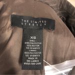 The Limited  Stretch Brown Pinstripe 2 Button Blazer Suit Jacket Womens XS New Photo 7