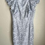Rachel Parcell  Floral Lace Sheath Dress Powder Blue Small Photo 3