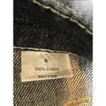 Blue Jean Denim Mini Skirt Distressed Raw Hem 100% Cotton Size 6 J.Crew Photo 4